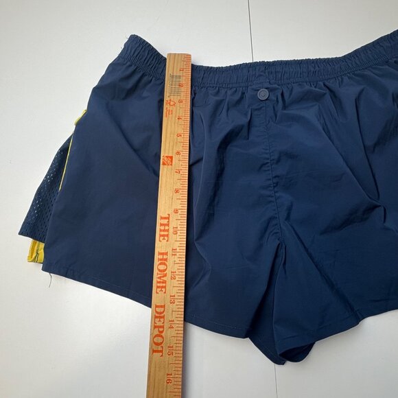 Hunter Navy Swim Shorts Womens Zip Sides Elastic Drawstring XL Mesh Lining - Picture 6 of 7